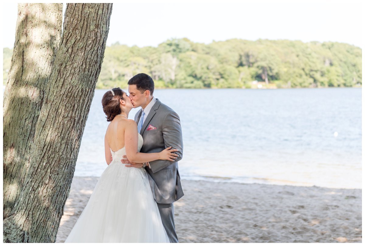 first look camp bournedale beach wedding