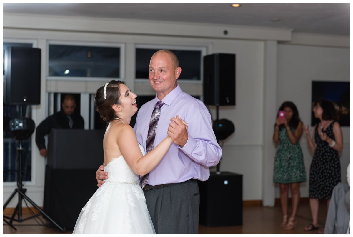 first dance at camp bournedale wedding