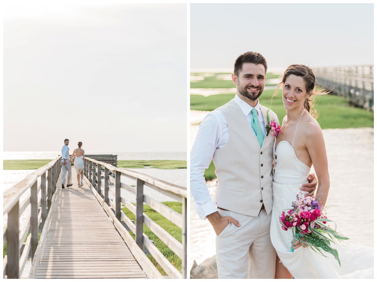 gray's beach yarmouth wedding
