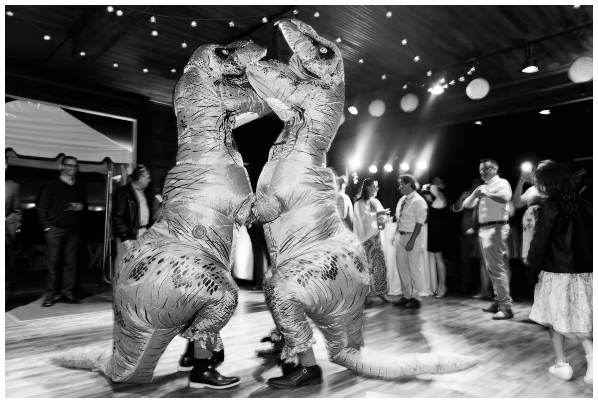 trex wedding costume dinosaur themed wedding