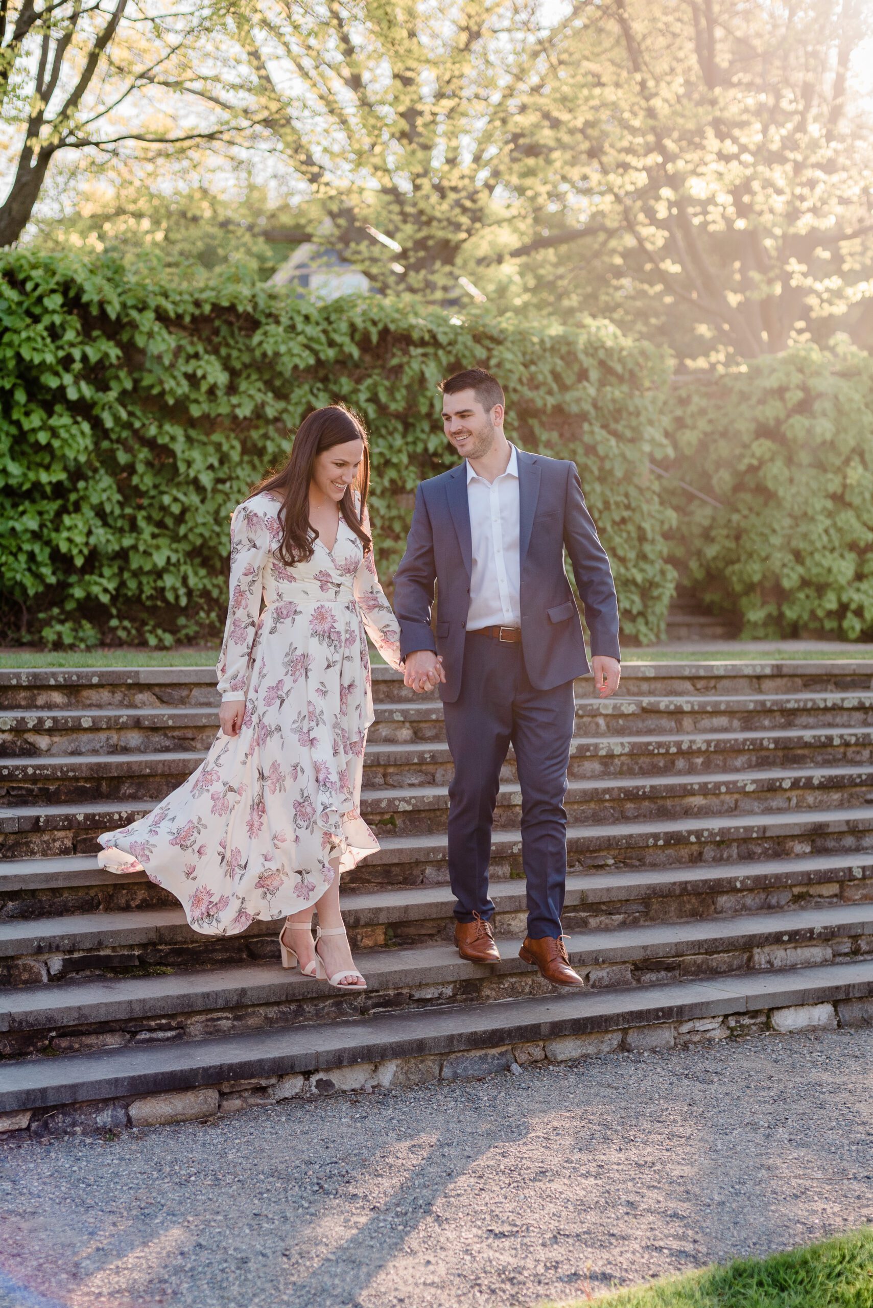 arnold arboretum engagement session