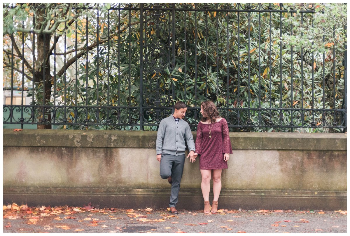 Boston engagement session locations- Newport Mansions