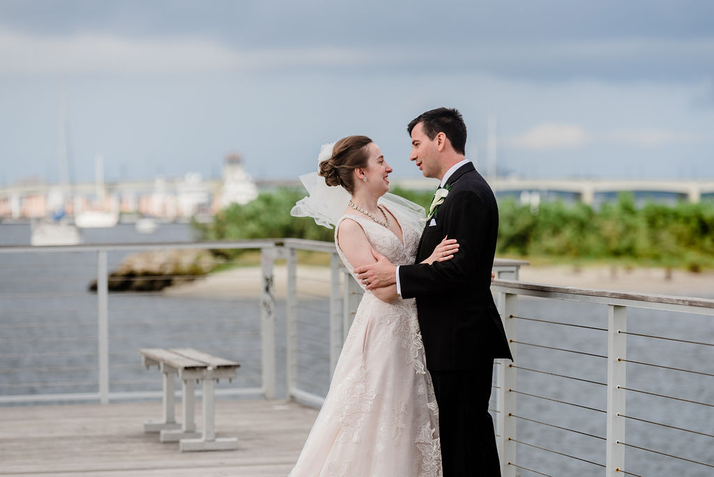 Some quiet moments after the wedding Palm Beach intercoastal